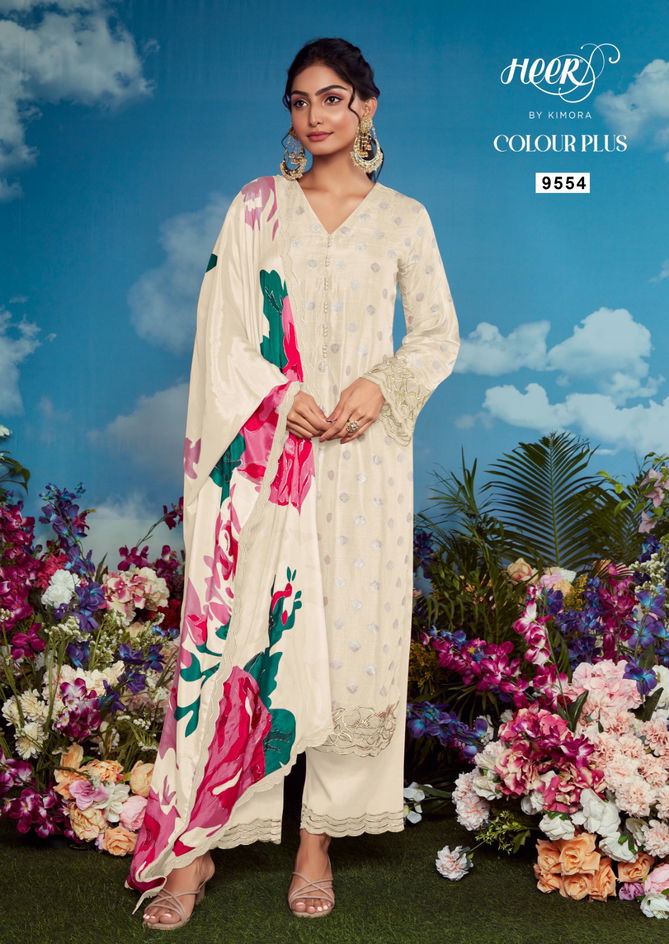 Colour Plus Vol 199 By Kimora Heer Muslin Salwar Suits Suppliers In India